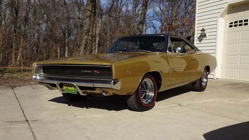 Driving History: Exploring the ’68 Dodge Charger 426 Hemi R/T in Medium Gold Paint