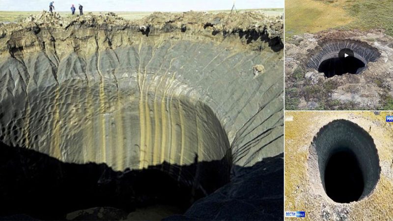 A Mysterious Giant Crater Has Recently Opened in Arctic Tundra