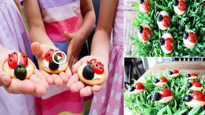 Making Ladybug Appetizers