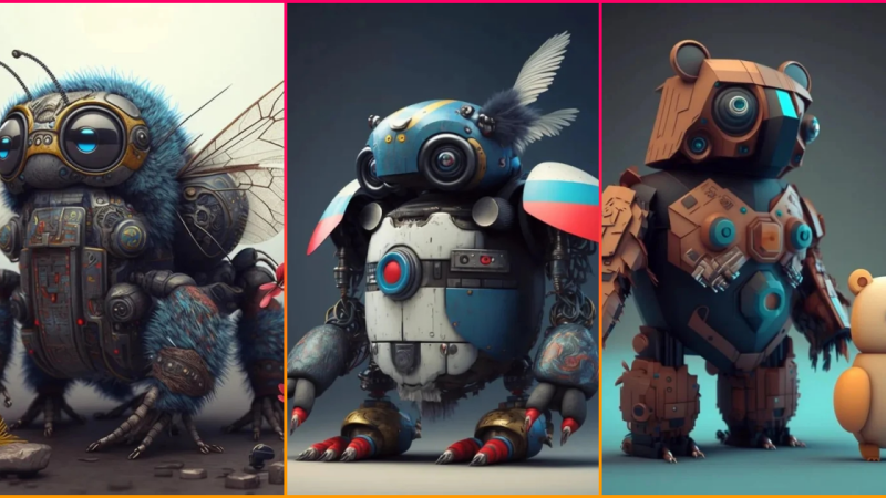 Robo Animal Collection by AI creative