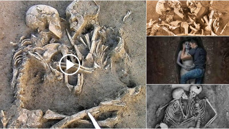 The “Hasanlu lovers” died around 800 B.C. and were discovered in 1972. They died in what seems to be an embrace or kiss, and remained that way for 2800 years.