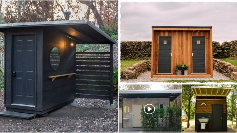 37 Practical and Handy “Outdoor Toilet” Design Ideas