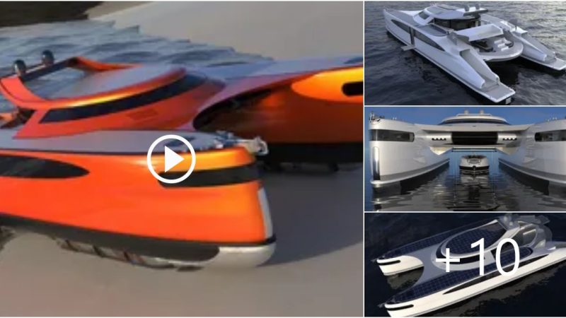 Meet the amphibious crab-inspired catamaran powered by the sun