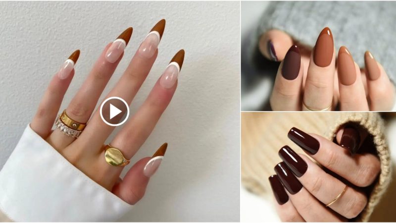 These gorgeous brown nail designs are perfect for every season.