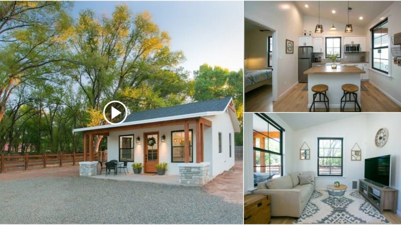 Little Modern Farmhouse with Warm and Welcoming Design, 1 Bedroom, 1 Bathroom