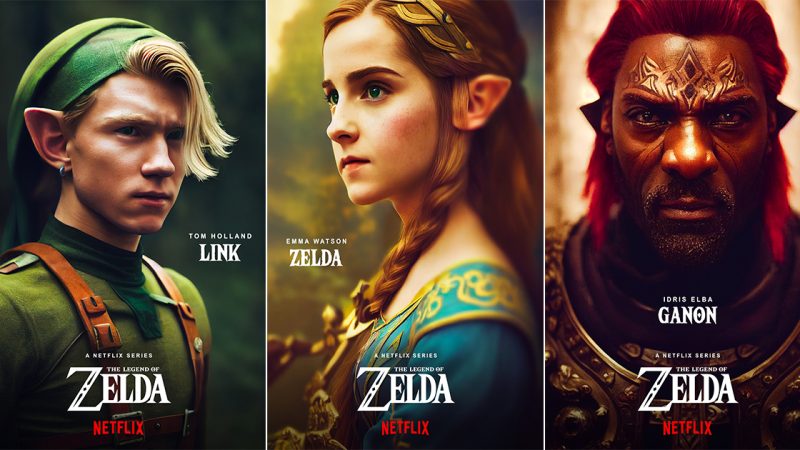 Netflix’s Live-Action Legend of Zelda Series Unveils Dream Cast (Not Really!)