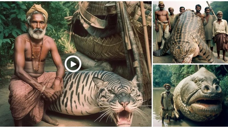 The truth is 1-0-2: Indian fishermen caught a mutant fish with a hybrid shape between a tiger and a fish (Video)