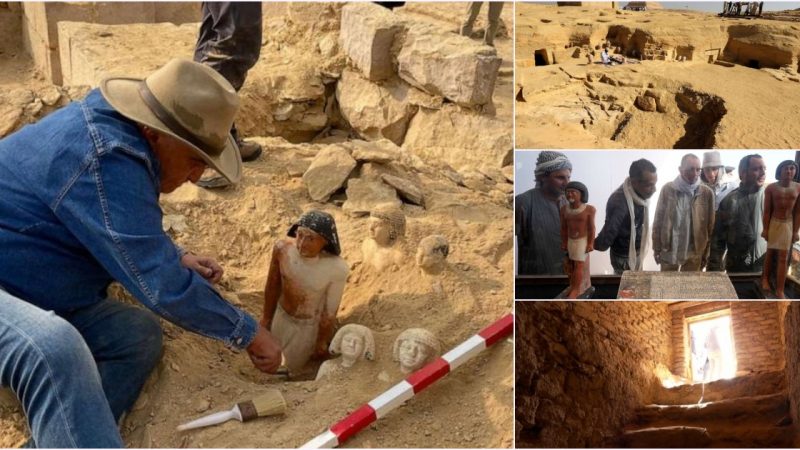 EGYPT DISCOVERS 4,300-YEAR-OLD TOMBS IN ANCIENT BURIAL GROUND