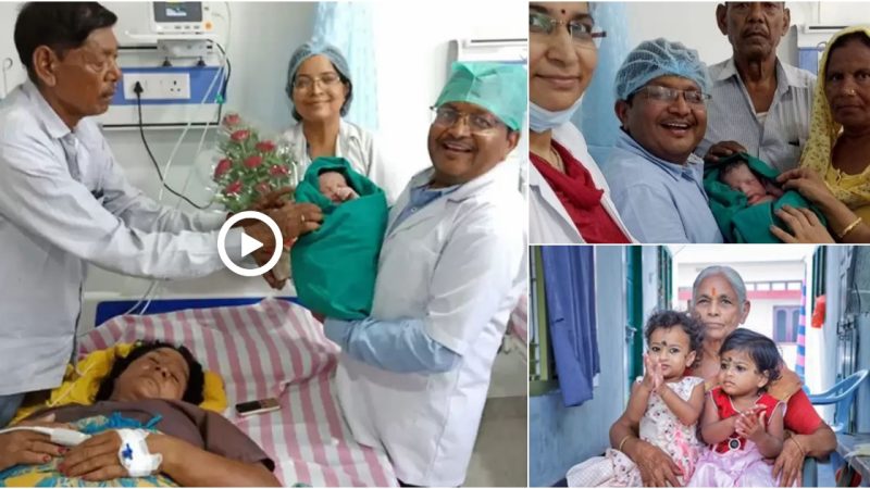 A 70-year-old woman gives birth to her first child after 54 years of marriage – God bless them always