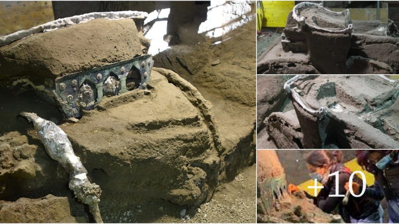 2,000-year-old chariot unearthed at Pompeii