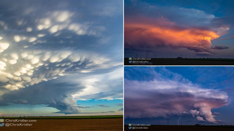 Magical Spinning Storm at Earth, Texas