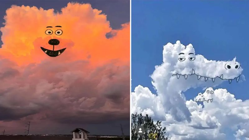 Artist Chris Judge Creates Funny And Creative Doodles Of Clouds To Gift Everybody A Smile