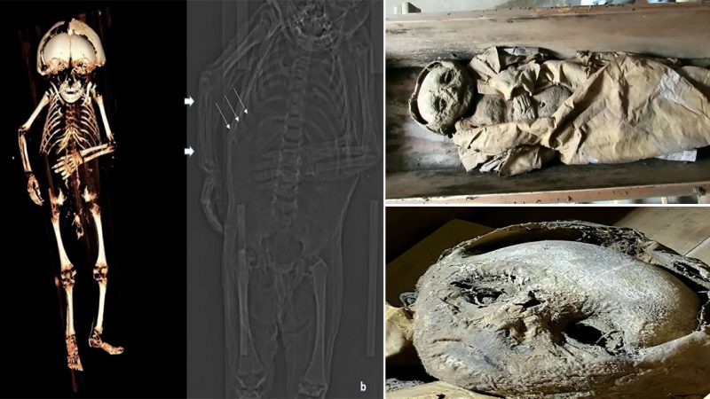 Virtual autopsies reveal 17th-century child mummies hidden from the sun.