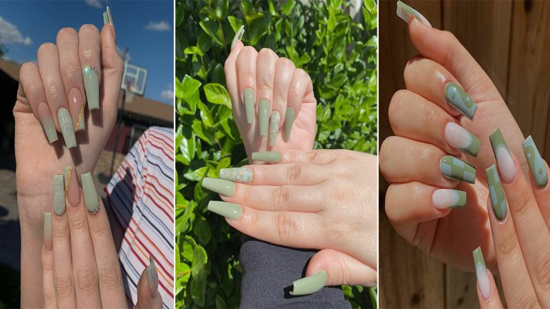 Chic and Timeless: 32+ Breathtaking Sage Green Nail Designs That Will Leave You in Awe