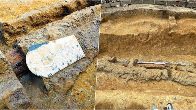 Giant 2.3-Metre-Long Dakoken Sword Unearthed: Unprecedented Discoveries in Burial Mound