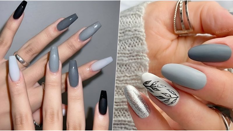 Explore 55+ Mesmerizing Gray Nail Designs for a Fashionable Look