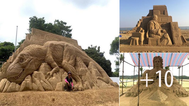 Crazy Maze – An Exquisite Sand Sculpture by Toshihiko Hosaka and Koki Takahashi