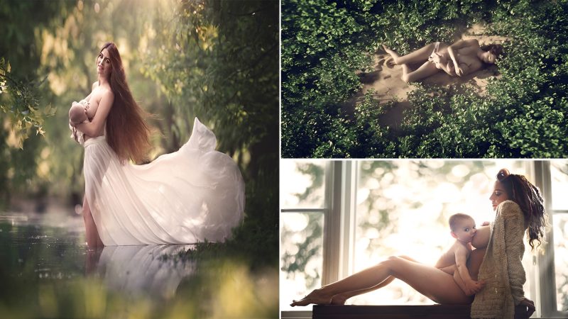 Photographer Transforms Breastfeeding Moms into Breathtaking ‘Goddesses’ in Stunning Photos