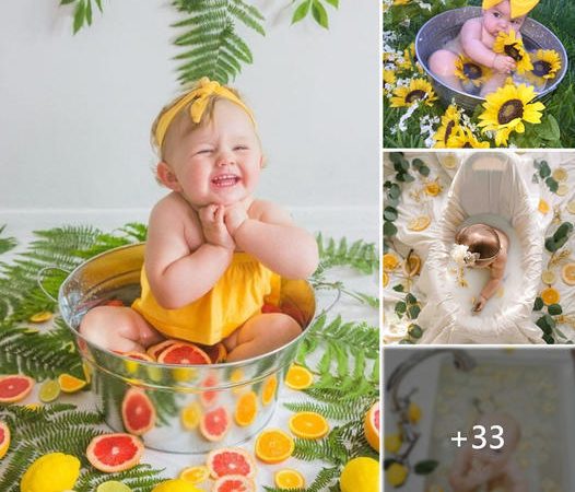 Adorable Babies Embracing Joyful Bath Time Moments