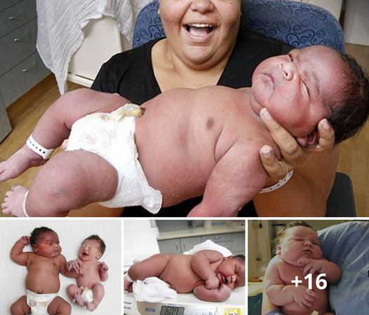 Incredible Arrival: Mother Gives Birth to Naturally Born 13-Pound Baby Boy