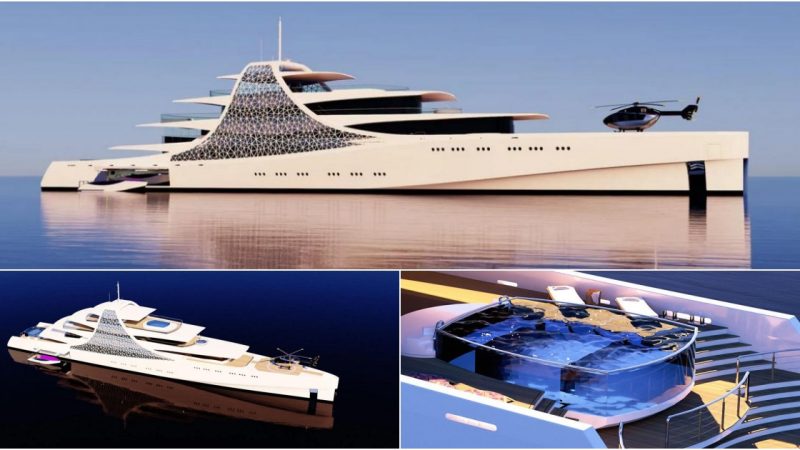 Exploring the Splendid Project Crystal, a 94m Superyacht by Nick Stark Design.