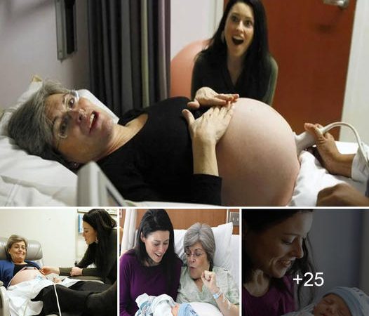 61-year-old woman acts as a surrogate for her daughter and welcomes the birth of her grandson