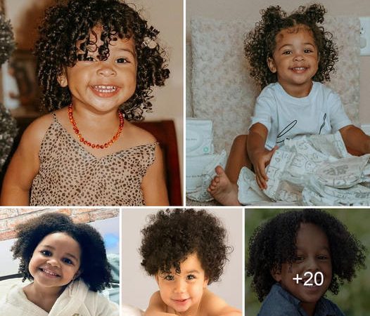 Mesmerizing Babies Embracing Their Enchanting Curly Hair