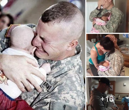 Soldier’s Father Meets Newborn Baby at Home, Leaving Many in Tears (Video)