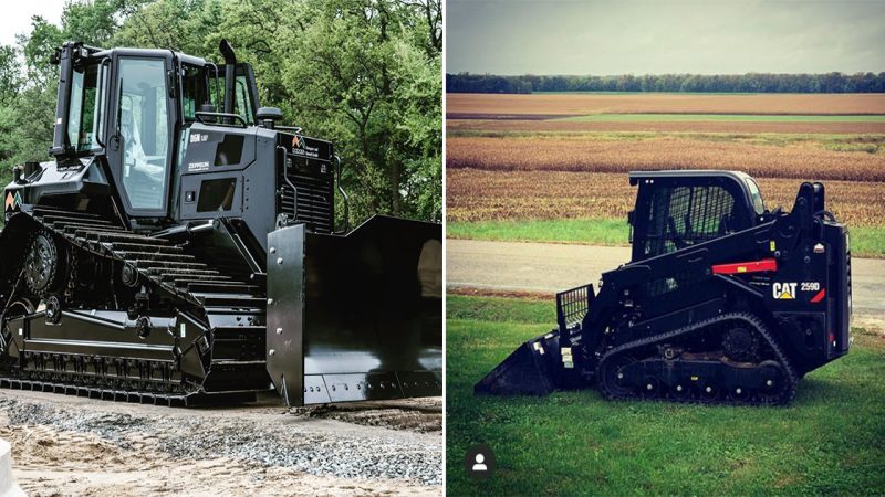 Black Cat Skidsteer – Custom Painted Excavators