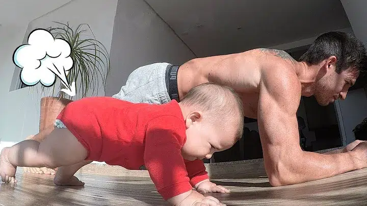 Adorable Father-Baby Moments Brimming with Pure Delight