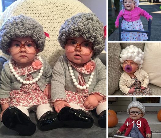 The Heartwarming Trend of Babies Dressed as ‘Grannies’