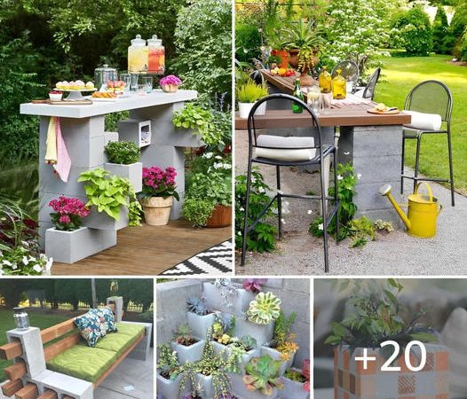 Unlocking the Potential of Cinder Blocks in Your Garden: 20+ Creative Ideas