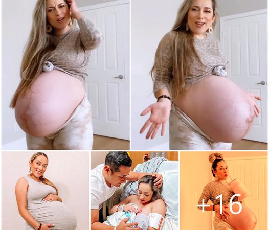 Can You Guess the Number of Babies in Her Belly? Astonishing Weight of Her Massive Baby Bump Revealed (Video)