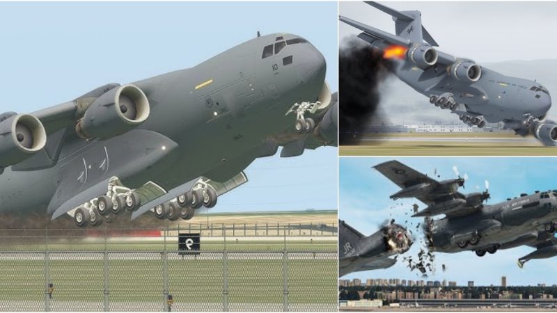 Emergency Landing: C-17 Pilot Encounters Flight Control Issue Immediately After Takeoff