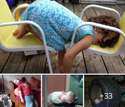 Entertaining Moments: Babies Napping in Various Hilarious Positions