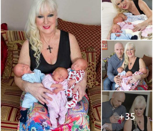 Remarkable Story: UK Woman Welcomes Triplets at 55 After IVF Journey