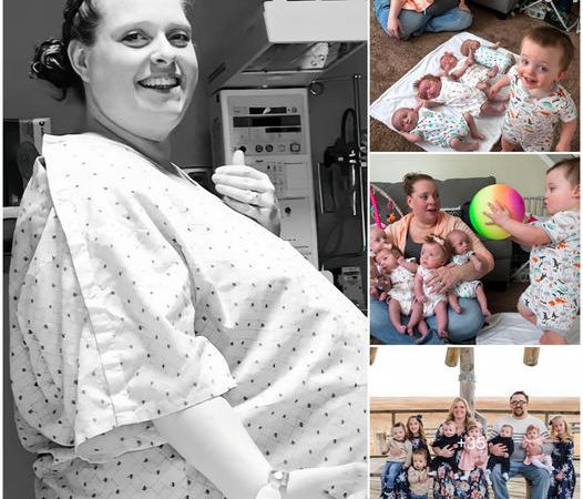 A Decade of Hope: Mother of Triplets Gives Birth to Quadruplets, a True Miracle