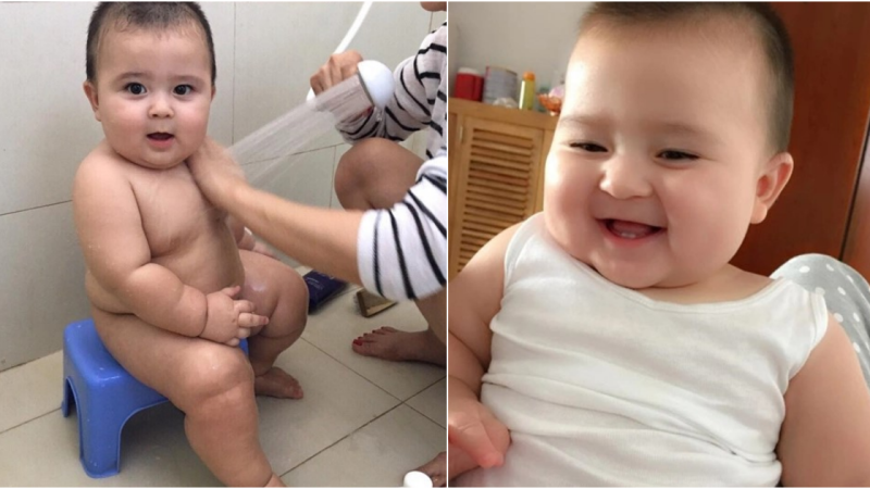 Enchanting Marvel: Internet Users Spellbound by the Delightful Rosy Cheeks of an Adorable Child