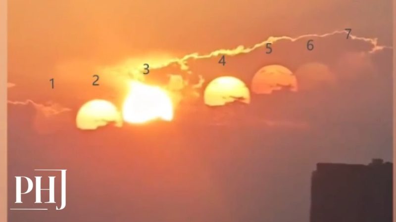 Rare ‘Seven Suns’ Phenomenon Appears in Chengdu Sky