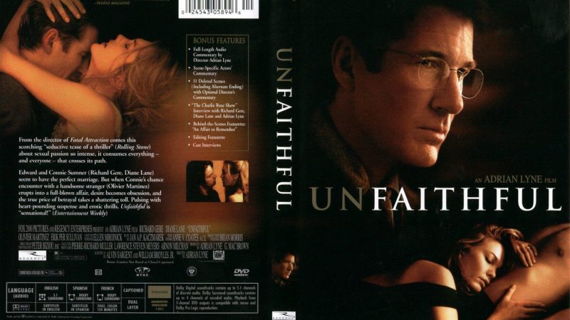 Unfaithful (2002): A Psychological Thriller on Infidelity, Betrayal, and the Fragility of Marriage